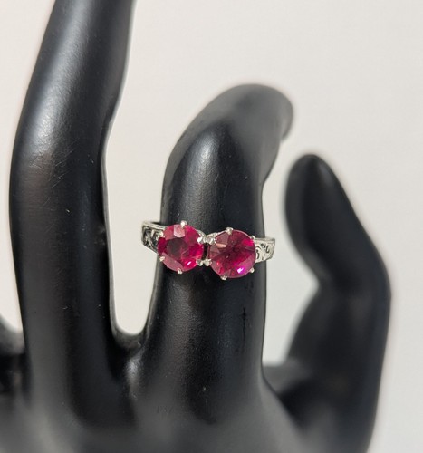 Vintage ruby doublet - ruby, kt