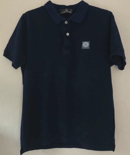 Navy stone island polo shirt - navy,