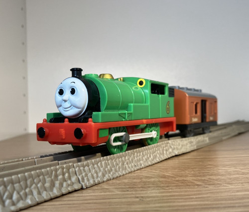 Tomy trackmaster percy train - tomy,
