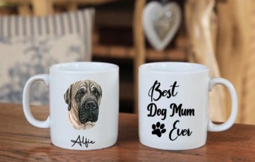 Mastiff dog mug - mug,,