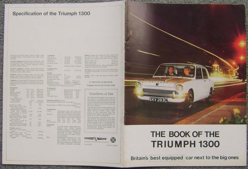 Triumph 1300 fwd - original, uk