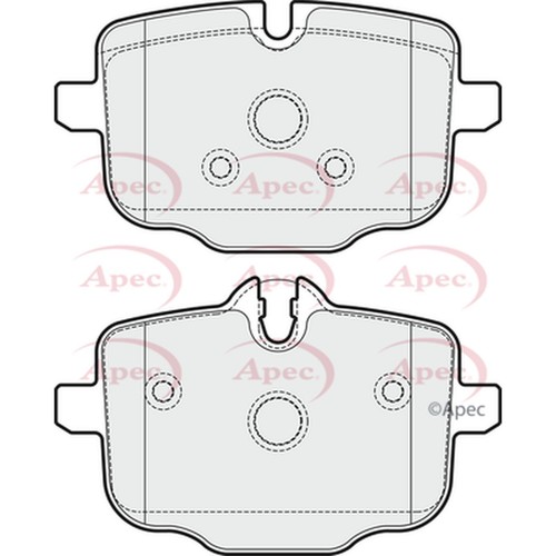 Brake pads set for - set, bmw