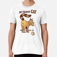 Fat Freddy Cat Fabulous Furry Freak Brothers Sticker Mask S-5XL USA Made T-Shirt