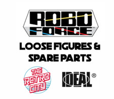 Vtg Robo Force Figures Spare Parts Accessories Weapons Ideal Robots 80s 90s