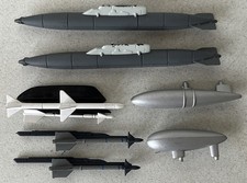 COLLECTION OF DIECAST SCALE MILITARY AIRCRAFT MISSILES SPARES PLANES