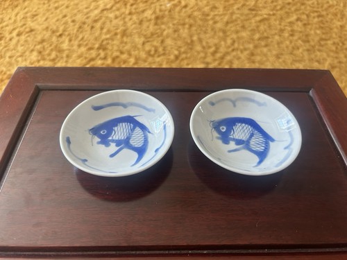Vintage chinese blue white - vintage,