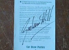 Graham Hill Autograph