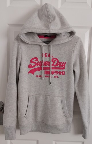 Superdry grey marl hoody - marl,