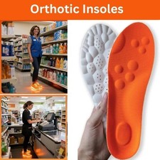 Stepprs Comfort Boosting Massage Insoles for Heel & Plantar Fasciitis