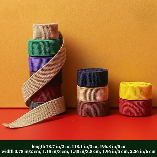 Solid elastic band flat - 2/3/5m,