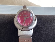 Storm REVOLVO BUBBLE Watch Sun 99 Ltd Ladies Pink Stand Up Dial S/steel Bracelet