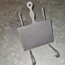 Georgian Antique Hanging Fireplace Trivet Warmer 