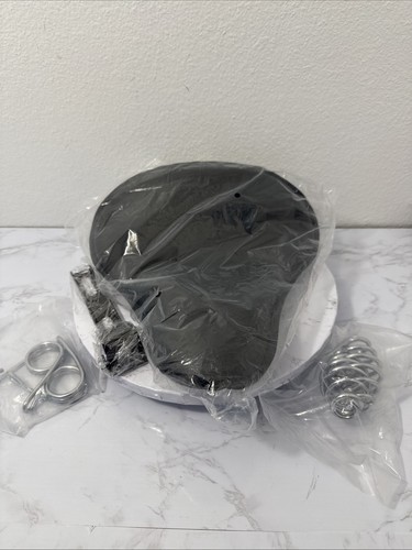 Black motorcycle solo seat - 13",