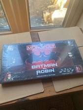 1997 USAOPOLY Batman And Robin Collectors Edition Monopoly Board 
