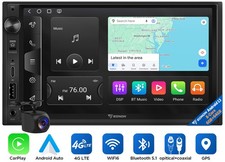 7" 2 Din Android 13 8-Core CarPlay Car Stereo Radio GPS Sat Nav DSP Head Unit 4G