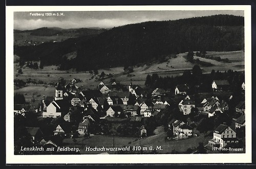 Postcard lenzkirch black - postcard,