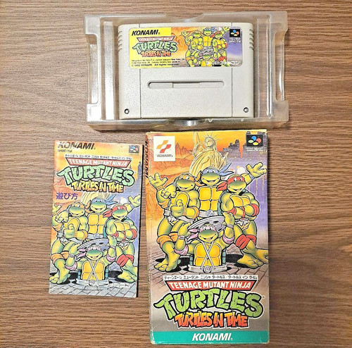 Tmnt turtles time snes - in,