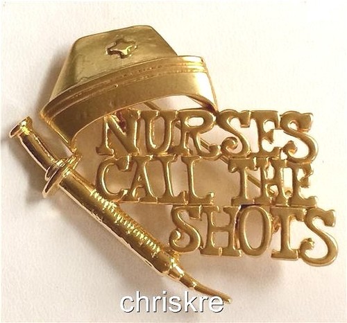 Nursing pin brooch - nursing, call