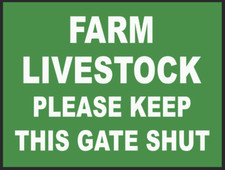 Livestock Custom METAL SIGN