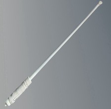 Designer Crackle Cream & Gold Colour Extra Long Curtain Pole / L 350 cm  W 5.5cm