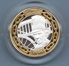 2006 PIEDFORT TWO POUND SILVER