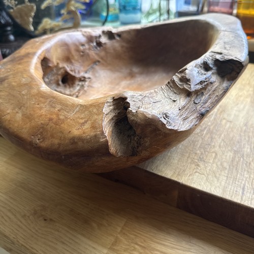 Large heavy vintage - large, teak