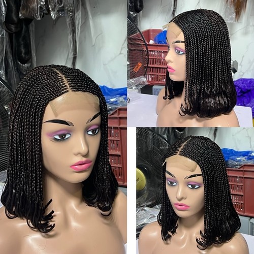 Women lace front braided - front,