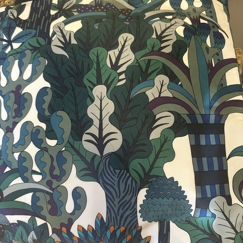 Hermès tropical throw pillow - throw,