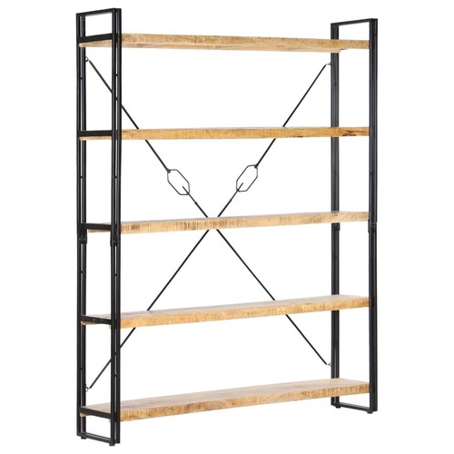 Bookcase mango wood - wood, brown