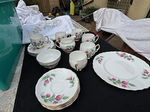 Regent bone china set cups - china, set.
