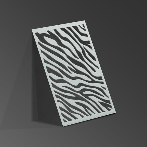 Zebra stencil animal - animal, print
