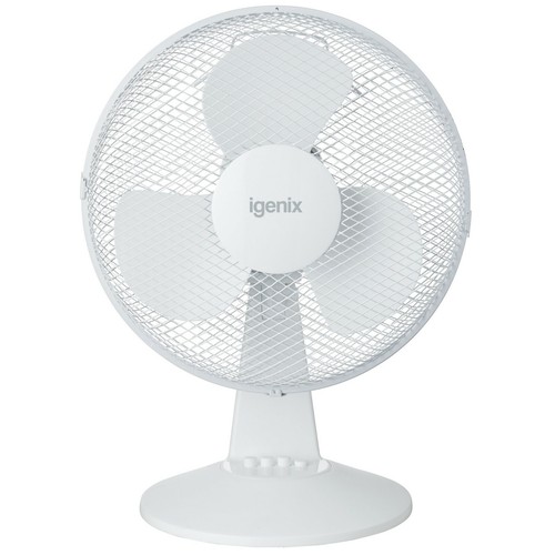 Desk fan white - white,, igenix
