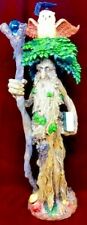 Tall Tree Ent with Staff & Owl Greenman Figurine