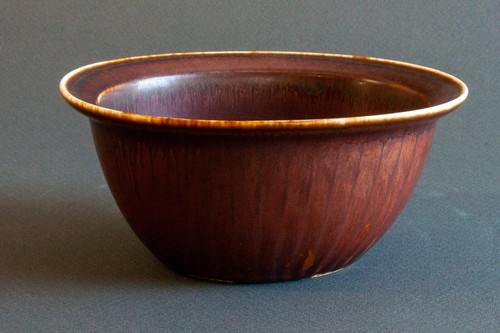 Mid century stoneware bowl - bowl, by