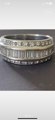 1ct diamond baguette ring - baguette,