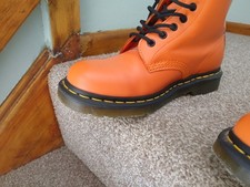 doc martens size 6.5 orange