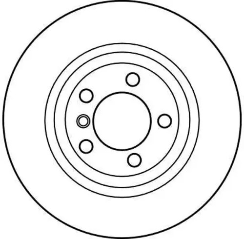 Brake disc vented df4166 - brake,