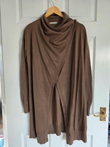 Ladies brown zara knit - brown, cowl