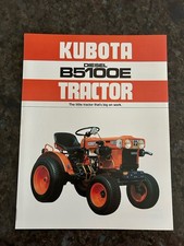 Kubota B5100E Tractor Leaflet