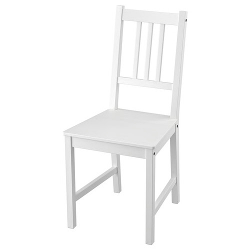 Ikea stefan chair white - white, wooden