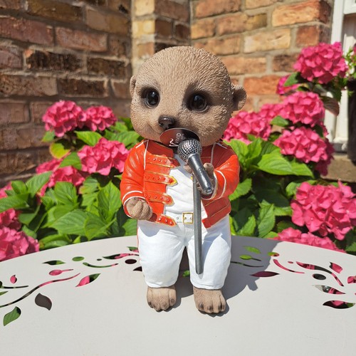 Rocker baby meerkat ornament - meerkat,