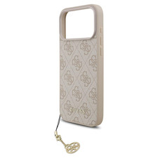 Guess 4G Charms Case for iPhone 17 Pro Max 6.9" Tone on Tone Pink