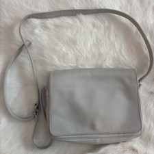 Functional Enny Cream / Pale Grey Shoulder/ Cross Body Iconic Bag