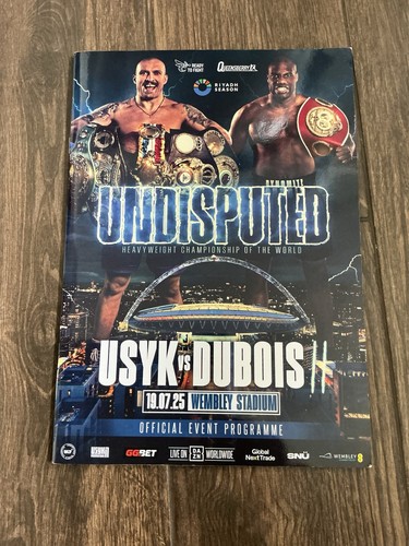 Official boxing programme - boxing,