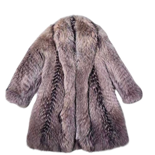 Real raccoon fur - fur, maxi