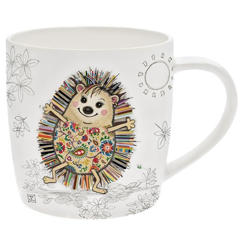 Ceramic mug bug art animals - mug,
