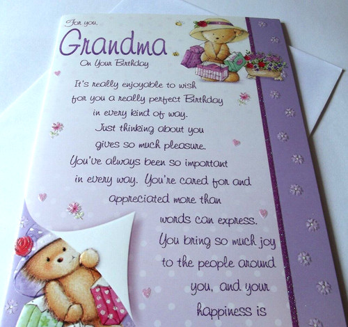 Grandma birthday greetings - grandma,