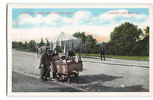 Pre 1918 postcard fast food
