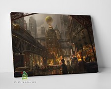 Futuristic Steampunk City