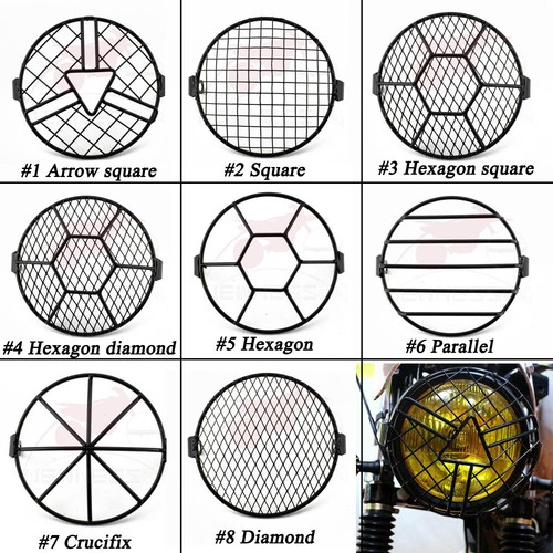 Motorcycle headlight - 6.5'',